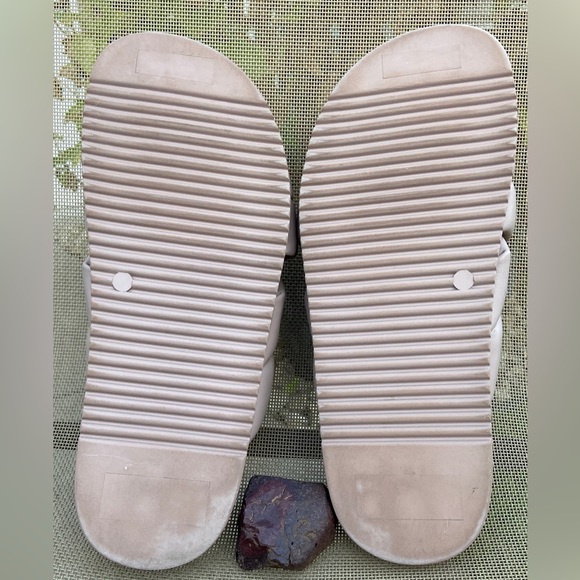 Gently-Worn Sz-8 Steve Madden Beige/Pink Chunky Sandals-No Scuffs/Stains/Flaws🙌 - Picture 6 of 16